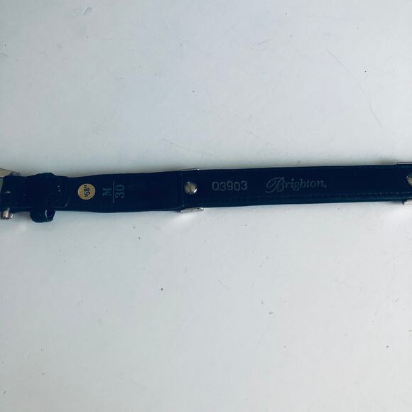 Brighton Women's M 30 Calf Hair Leather Belt Zebra Leopard - Picture 5 of 10